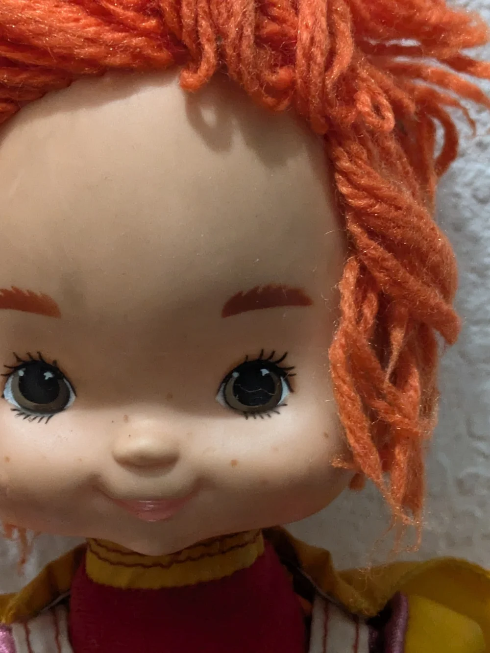 Rainbow Brite 11” Red Butler Doll with Cape Hallmark 1983 Vintage